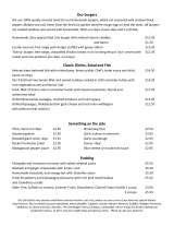 Menus & Prices, The Red Lion at Whittlesford Bridge, Whittlesford
