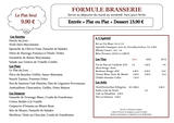 Menus & Prices, Le Laumiere, Paris