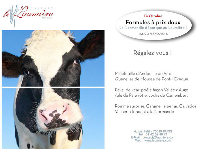 La Normandie dÃ©barque au LaumiÃ¨re en octobre ! Events of Le Laumiere 4 rue Petit - Photo 9 of 9