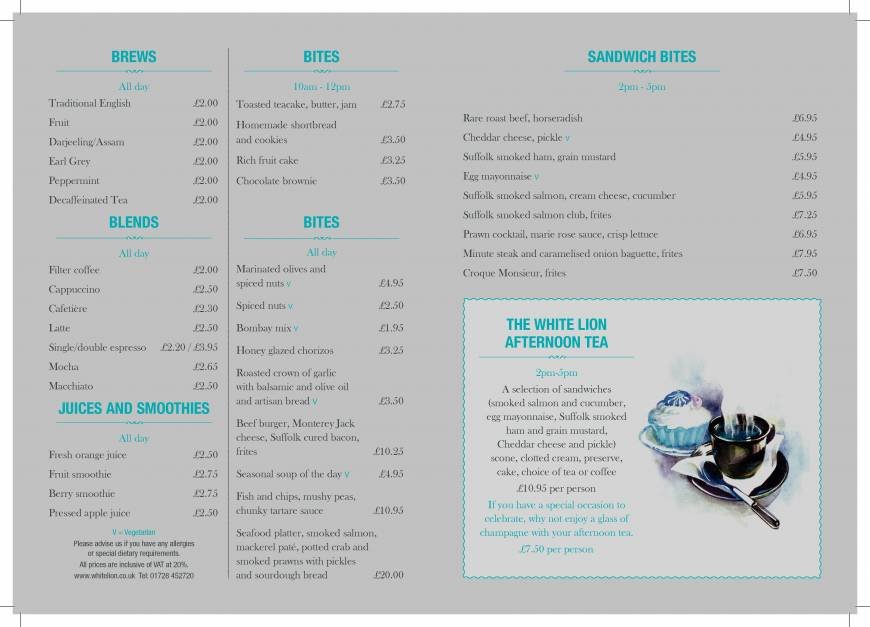  Pricelists of The White Lion Hotel Market Cross Place - Photo 3 of 9