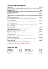 Menus & Prices, Il Rustico â€“ Italian Restaurant, Woking