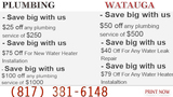 Plumbing Watauga, Watauga