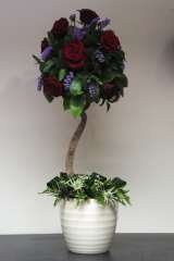 Topiary suitable as Corporate or Wedding display. , Flowers by Penny, St. Ives