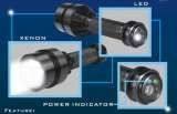 Model : LAR-FL001-1<br />
<br />
HID Xenon with LED Torch -  Handheld Searchlight			<br />
Suitable for Security, Coast Guard, Police, Hunting			<br />
Waterproof - IP67 version			<br />
Built-in Rechargeable Lithium-ion polymer battery			<br />
Two hours Xenon Beam		Bulb Type	GE D2S  Green First Corporation No. 183, Zhongyuan St., Sanxia Dist., 