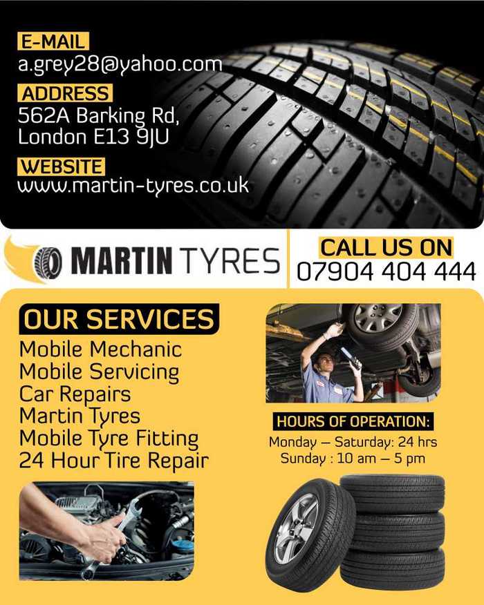  Profile Photos of Martin Tyres and Top A Tyres | Mobile Mechanic London 562A Barking Rd - Photo 1 of 1
