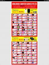 Menus & Prices, Worldwide Computer Services Pte Ltd, #06-56/57/59 Sim Lim Square