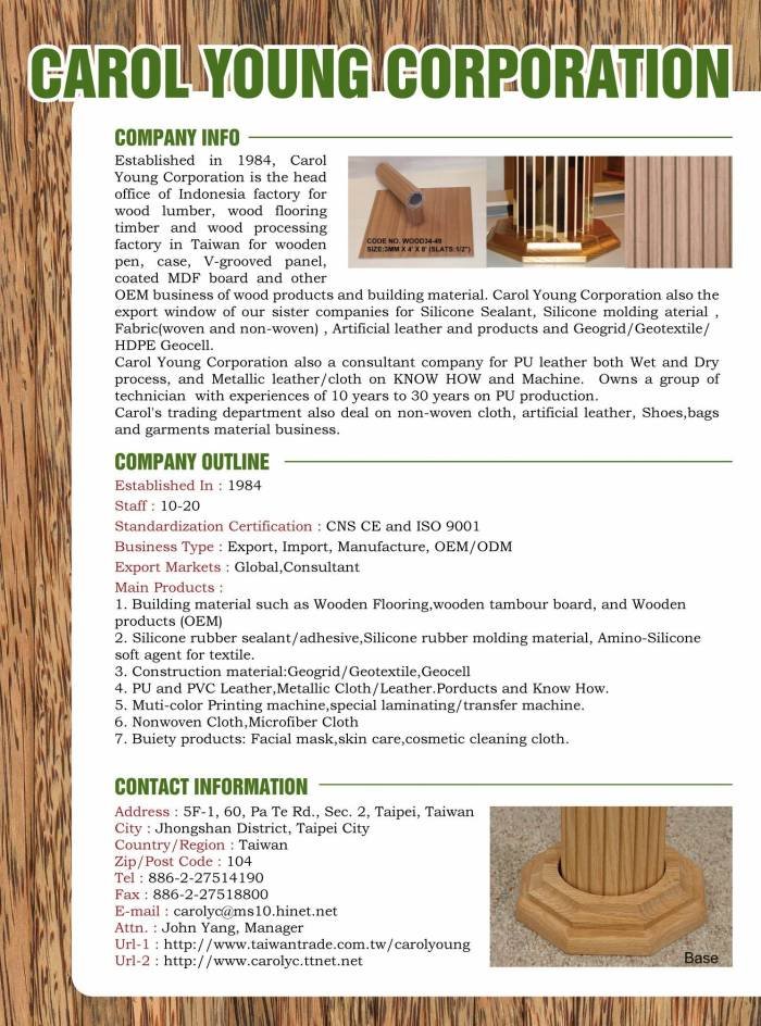  Profile Photos of Flexible Panel Board with Solid Wood Molding for Pole/Column Decoration 5F-1, No.60, Pa Te Road, Sec. 2, - Photo 8 of 24