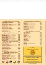 Menus & Prices, kashmir tandoori - indian restaurant canterbury, canterbury