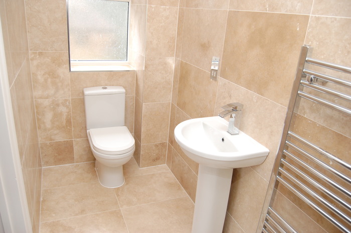 Travertine natural stone ensuite Profile Photos of Alpha Team Building Services Unit 28 Old Church Road Ind Est - Photo 12 of 15