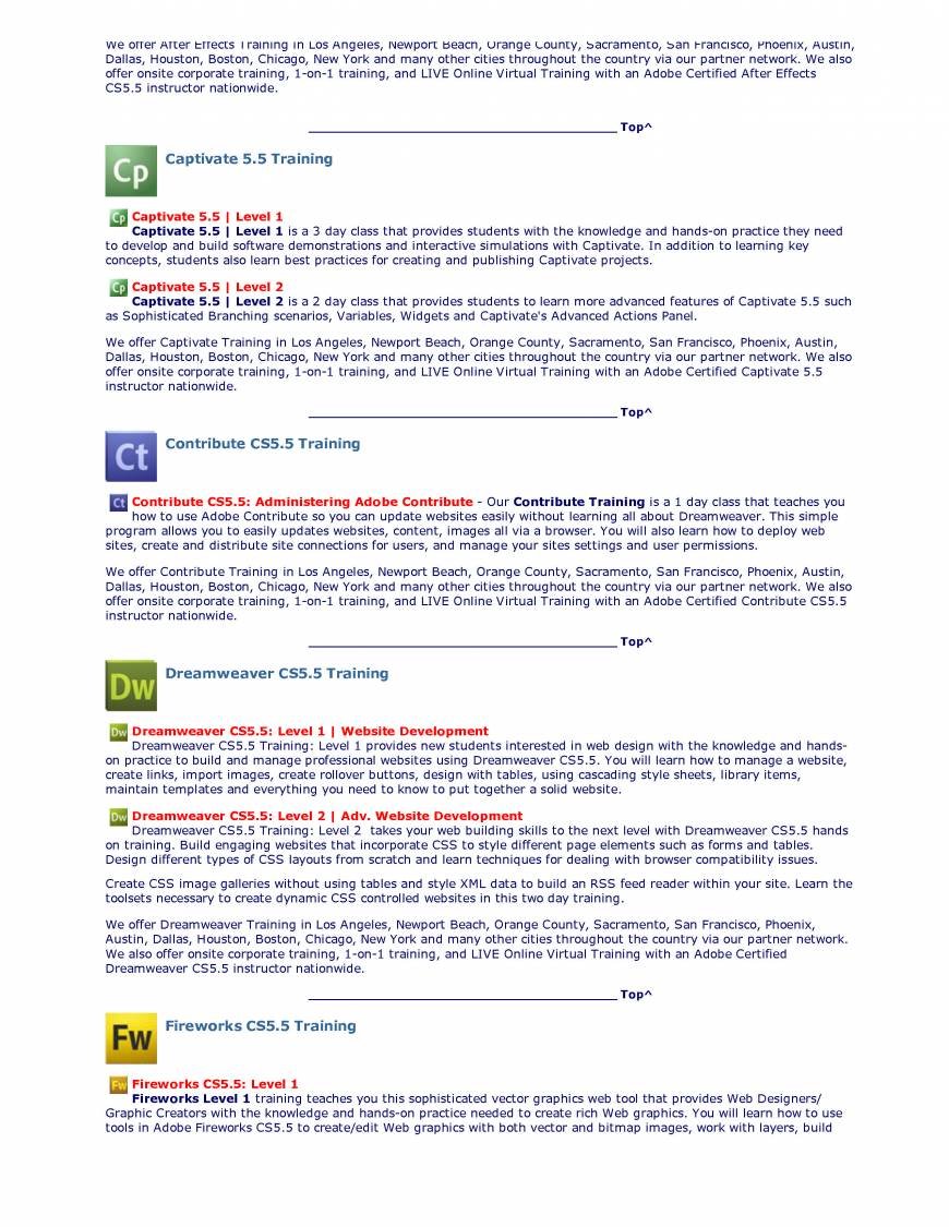  Pricelists of headTrix, Inc. | Adobe Certified Training & Consulting 3110 Main Street - Photo 3 of 7