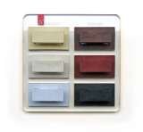 The elements come in six standard colours, Schrijver System, Bury St. Edmunds