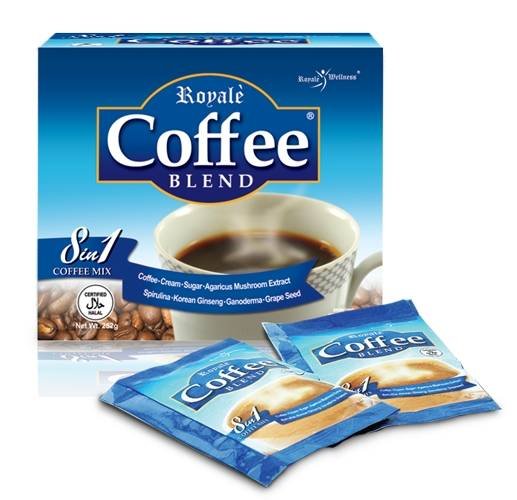 Enjoy the fantastic taste and health benefits of Royale Blend 8 in 1 Coffee mix w/ 3 basic ingredients & 5 health supplements: Spirulina; that can help lower the cholesterol & reduces blood sugar levels in the body. Ginseng that may help individuals cope Royale Wellness of The Amazing Shop Manila - Photo 3 of 16 Enjoy the fantastic taste and health benefits of Royale Blend 8 in 1 Coffee mix w/ 3 basic ingredients & 5 health supplements: Spirulina; that can help lower the cholesterol & reduces blood sugar levels in the body. Ginseng that may help individuals cope Royale Wellness of The Amazing Shop Manila - Photo 3 of 16