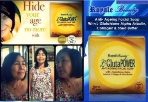 Signs of Ageing<br />
· Lines and wrinkles<br />
· Uneven skin texture<br />
· Age spots and blotches<br />
· Increased dryness<br />
· Visible pores<br />
· Uneven skin tone<br />
· Dull skin<br />
<br />
It promotes young skin. This premium facial soap contains Glutathione and Alpha Arbutin Royale Beauty of The Amazing Shop Manila - Photo 6 of 11 Signs of Ageing<br />
· Lines and wrinkles<br />
· Uneven skin texture<br />
· Age spots and blotches<br />
· Increased dryness<br />
· Visible pores<br />
· Uneven skin tone<br />
· Dull skin<br />
<br />
It promotes young skin. This premium facial soap contains Glutathione and Alpha Arbutin Royale Beauty of The Amazing Shop Manila - Photo 6 of 11