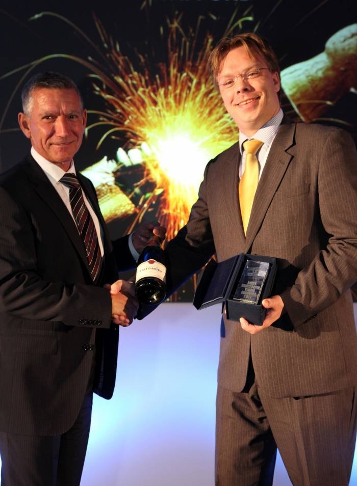 Pix - Madpix - 26/11/11 - 2011m&cAGM94 <br />
The 2011 Annual Martin & Co Conference at the Chesford Grange Hotel in Kenilworth. <br />
Awards presentations. (LEFT) Chairman Richard Martin presents the award to Dennis Roodhardt - Folkeston - in the Most Successful Yo Profile Photos of Martin & Co Dover 53 Castle Street - Photo 3 of 8 Pix - Madpix - 26/11/11 - 2011m&cAGM94 <br />
The 2011 Annual Martin & Co Conference at the Chesford Grange Hotel in Kenilworth. <br />
Awards presentations. (LEFT) Chairman Richard Martin presents the award to Dennis Roodhardt - Folkeston - in the Most Successful Yo Profile Photos of Martin & Co Dover 53 Castle Street - Photo 3 of 8