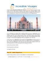 Menus & Prices, Incredible Voyages Pvt. Ltd., Gurgaon