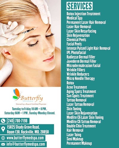  Profile Photos of Butterfly Medical Spa | Botox Injection Treatment In Gaithersburg 15825 Shady Grove Road, Room 130, Rockville, MD, 20850 - Photo 1 of 1