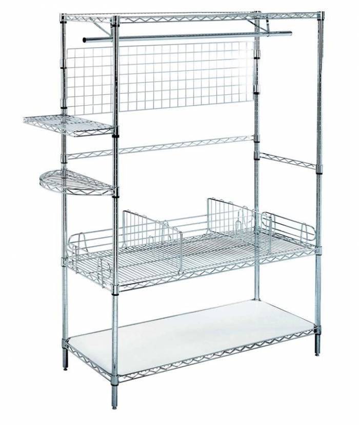 Chrome wire shelving with lots of options Industrial storage products of Storage Design Limited Primrose Hill - Photo 5 of 32