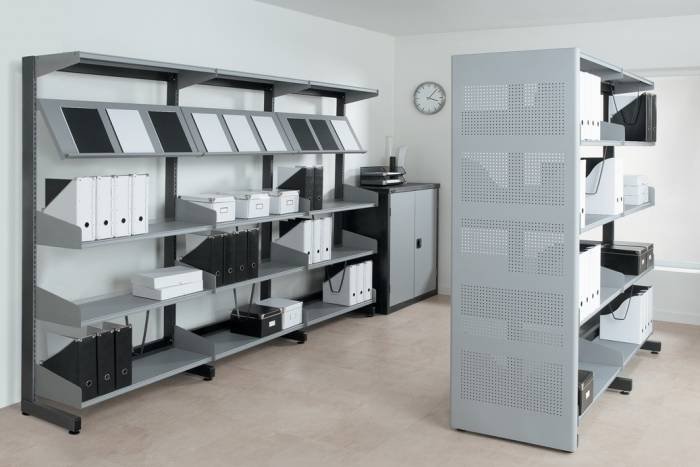 Cantilever library or office shelving PROBE products of Storage Design Limited Primrose Hill - Photo 26 of 36