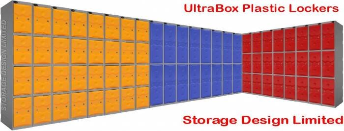 sets of 8 plastic lockers Ultrabox of Storage Design Limited Primrose Hill - Photo 2 of 18