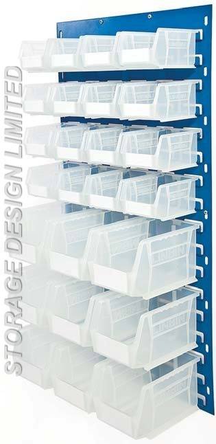 clear linbins on louvre panel LINBINS of Storage Design Limited Primrose Hill - Photo 2 of 54