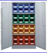 Mixed linbins in large cupboard Storage Design Limited Primrose Hill 