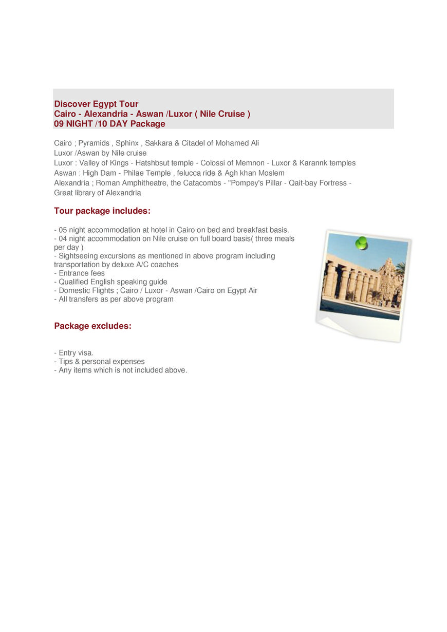  Pricelists of KET Travel 72 Mirghany Str, Heliopolis - Photo 2 of 7