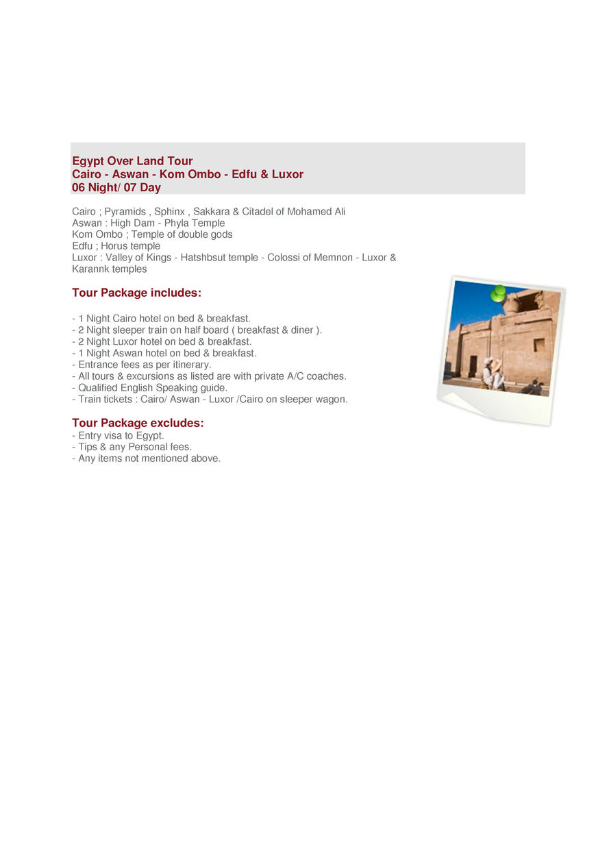  Pricelists of KET Travel 72 Mirghany Str, Heliopolis - Photo 3 of 7