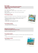 Menus & Prices, KET Travel, Cairo