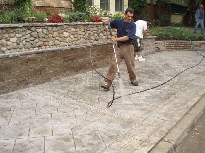 OLYMPUS DIGITAL CAMERA          Profile Photos of stamped concrete 1480 bayly st - Photo 7 of 9