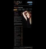 Menus & Prices, Beau Hair & Beauty, Norwich