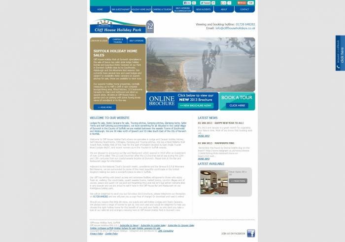 homepage Profile Photos of Cliff House Holiday Park Minsmere Road, Dunwich - Photo 2 of 2