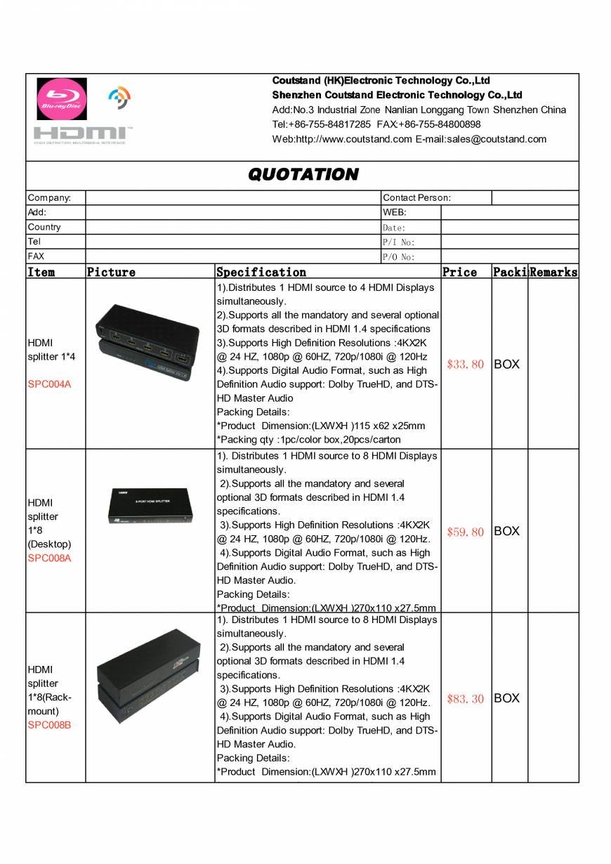  Pricelists of hdmi HDBaseT products No.3 Industrial Zone Nanlian Longgang Town - Photo 4 of 4