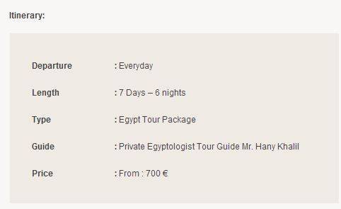  Pricelists of Egypt Travel Tours Cairo - Photo 2 of 2