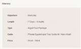Menus & Prices, Egypt Travel Tours, Cairo