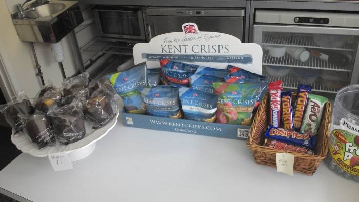 Local Kent crisps, chocolate bars and muffins general pics of Picnic Pantry cafe and sandwich shop 1 Oscar Road - Photo 7 of 10