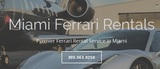 Miami Ferrari Rentals, Miami