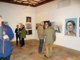 Visitors at an exhibition, Anteros Arts Foundation, Norwich