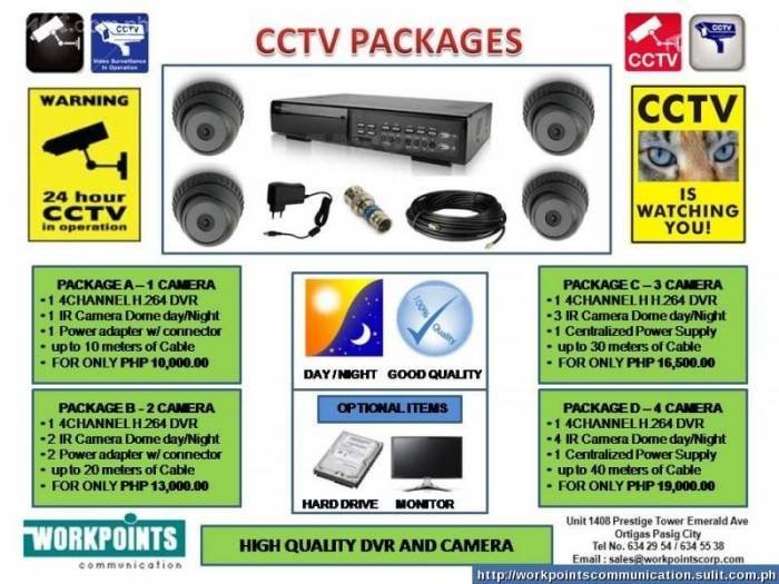 cctv packages Products of Workpoints Communication Sales and Maintenance Services Corporation Emerald Avenue - Photo 5 of 7