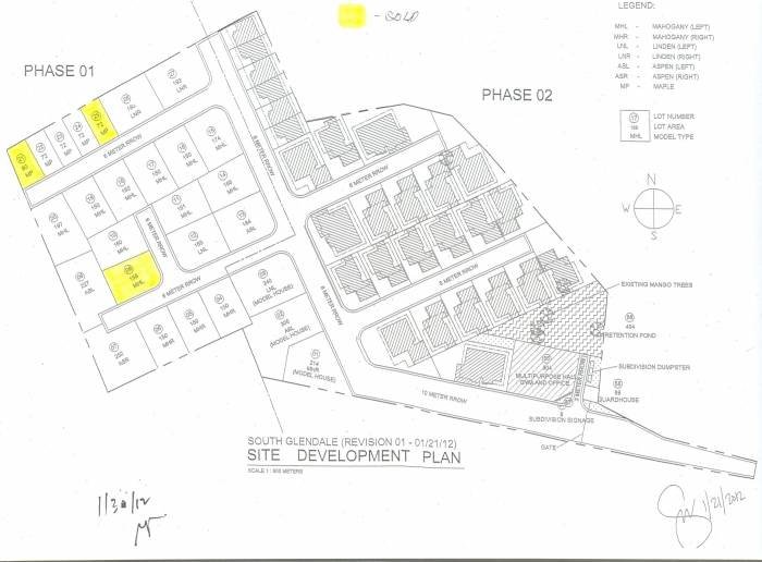 Site Development Plan Profile Photos of SOUTH GLENDALE SUBDIVISION San Isidro - Photo 12 of 13