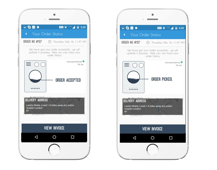  On Demand Laundry Mobile App by Apporio of Apporio Infolabs Pvt Ltd 467, Tower-B1 Spaze Tech Park Sector-49, Sohna Road Gurgaon - Photo 10 of 11