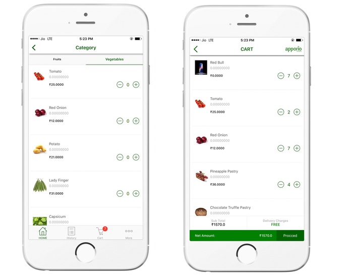  Apporio Grocery E-Commerce App of Apporio Infolabs Pvt Ltd 467, Tower-B1 Spaze Tech Park Sector-49, Sohna Road Gurgaon - Photo 1 of 6