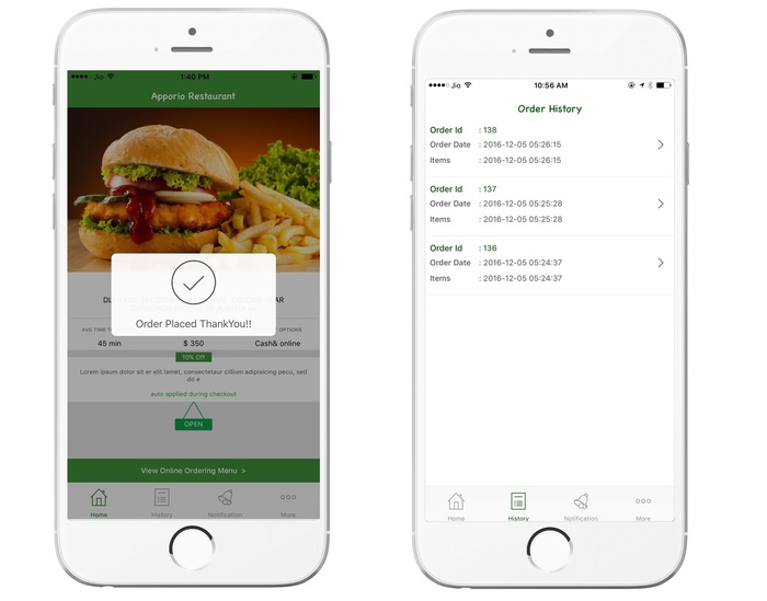  Restaurant App for Food Ordering and Delivery of Apporio Infolabs Pvt Ltd 467, Tower-B1 Spaze Tech Park Sector-49, Sohna Road Gurgaon - Photo 4 of 6