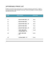 Menus & Prices, DEMOTEL KULIM, Kulim