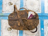Leather Duffle Bag Scaramanga Units 1-3 Prestonhall Industrial Estate 