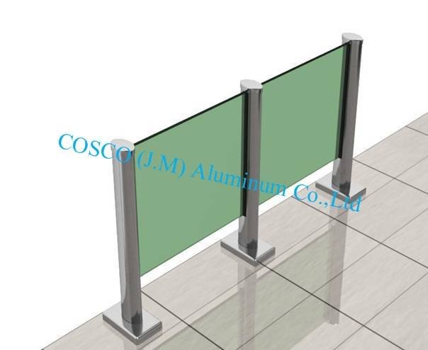aluminum balustrades handrail Profile Photos of COSCO(JM) ALUMINIUM CO.,LTD No.22,Gaosha Zhong Road, Jiangmen City,Guangdong, China - Photo 5 of 27