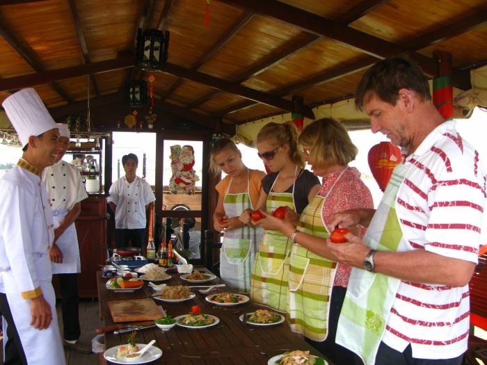 Cooking class on board Cinnamon Cruises                                Profile Photos of Cinnamon Dining & Cooking Cruises opposite 82 Bach Dang - Photo 2 of 3