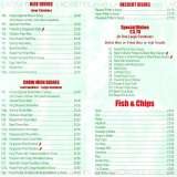 Pricelists of Five Ways Fish Bar