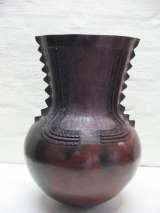 Coiled Clay Pot by Jabu Nala, The African Art Centre, Durban