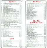 Pricelists of Yau Lee Garden