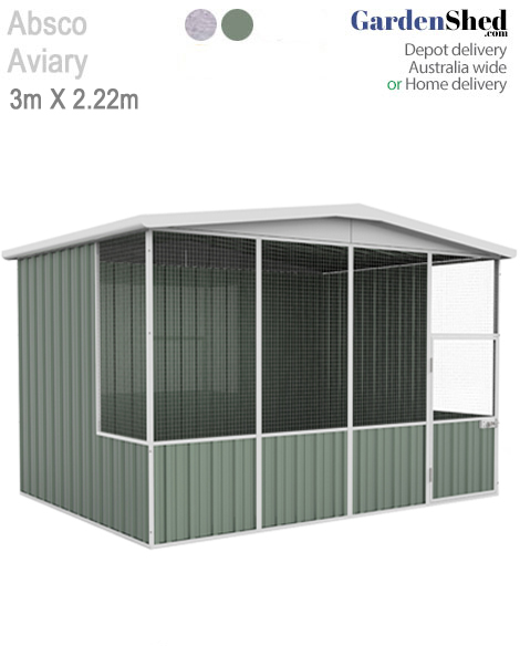 Absco Aviary 2.26m x 1.48m Bird Cage Aviary<br />
$509 New Album of Garden Sheds to Melbourne, Brisbane, Sydney, Australia 608 St Kilda Road Melbourne, Vic 3004, Australia - Photo 1 of 9